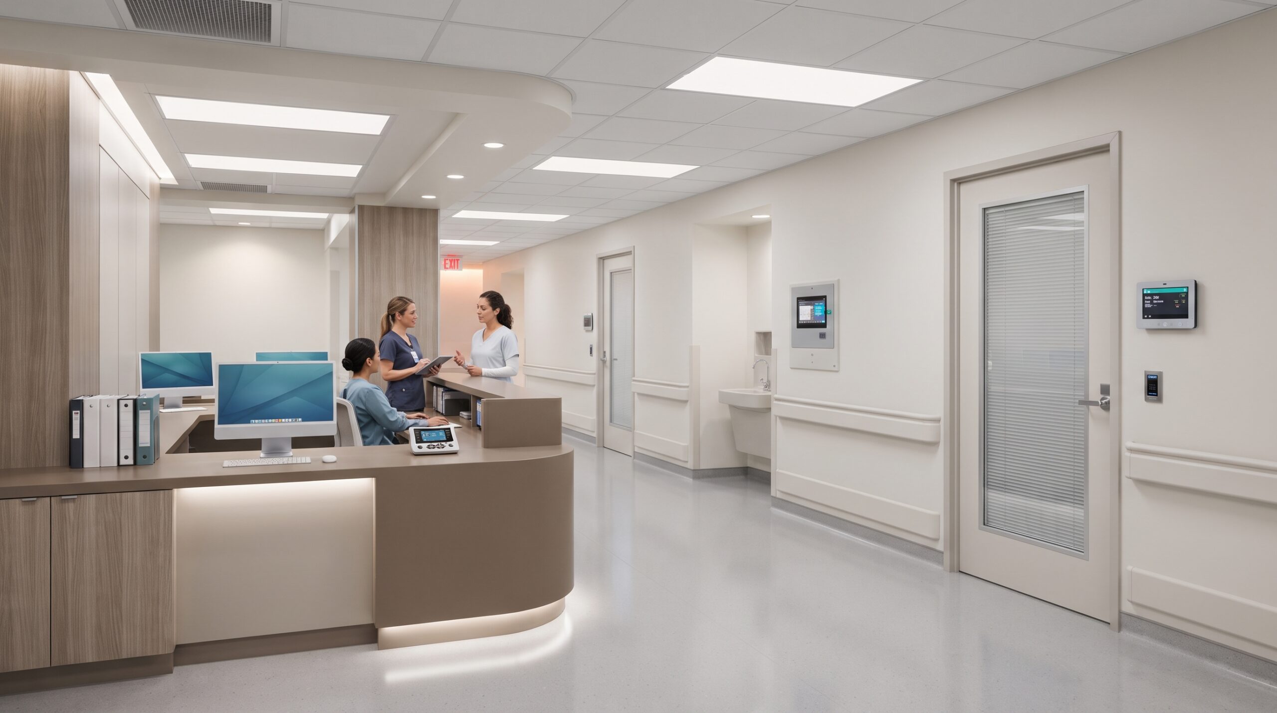 Sterile medical and clinical environment receiving reliable infrastructure preservation and care